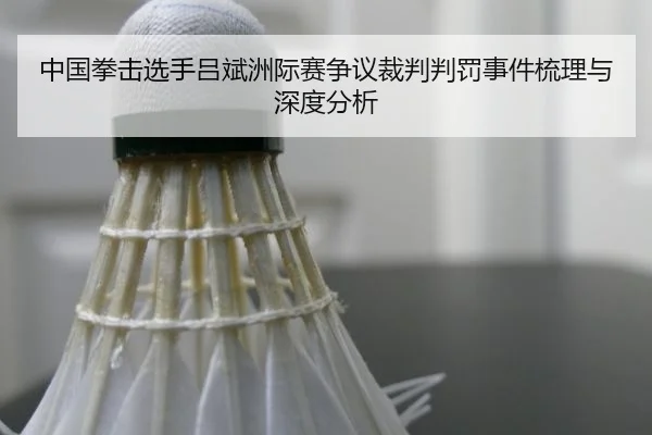 中国拳击选手吕斌洲际赛争议裁判判罚事件梳理与深度分析